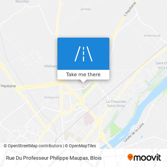 Mapa Rue Du Professeur Philippe Maupas