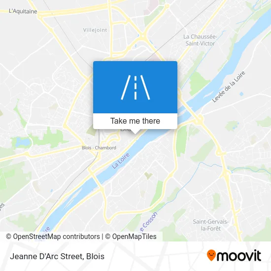 Rue Jeanne D'Arc map