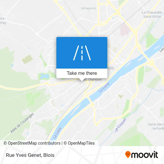 Rue Yves Genet map