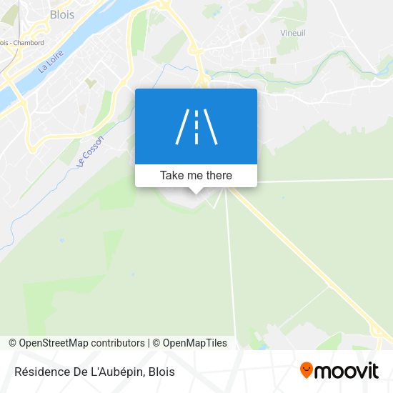 Résidence De L'Aubépin map