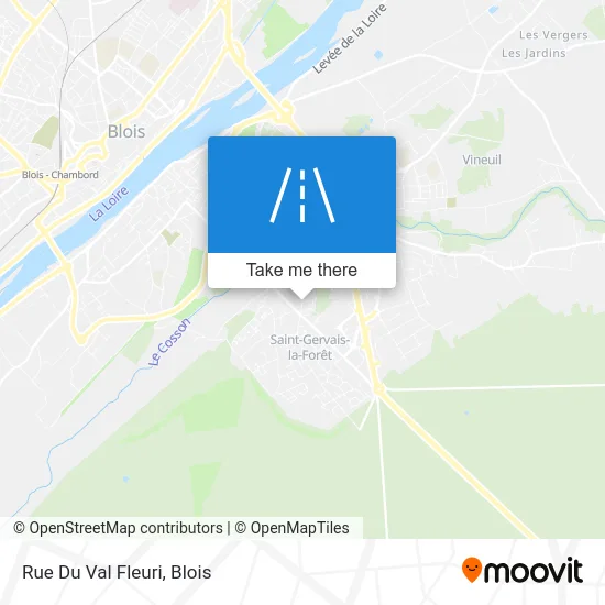 Rue Du Val Fleuri map