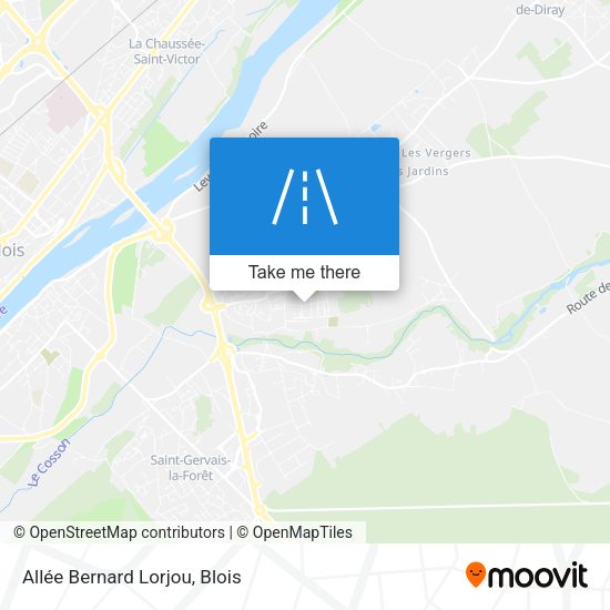 Allée Bernard Lorjou map