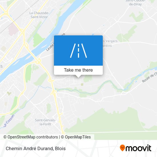 Chemin André Durand map