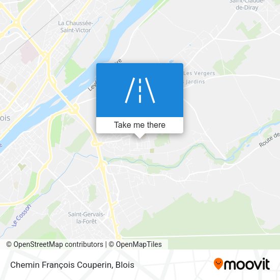 Chemin François Couperin map
