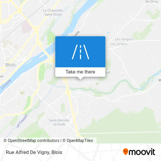 Rue Alfred De Vigny map