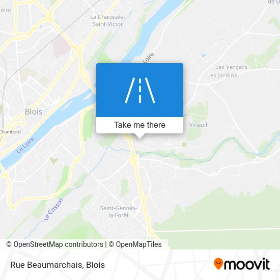 Rue Beaumarchais map