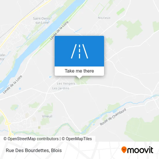 Rue Des Bourdettes map