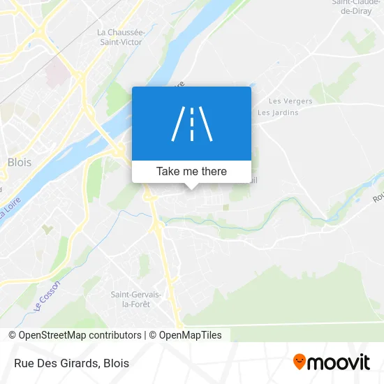 Rue Des Girards map