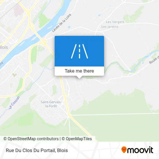 Rue Du Clos Du Portail map