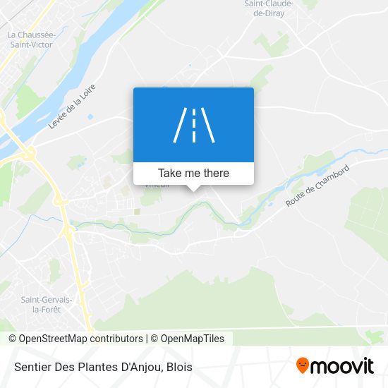 Sentier Des Plantes D'Anjou map