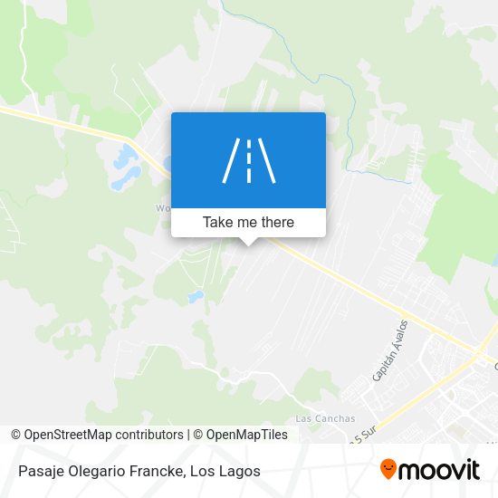 Mapa de Pasaje Olegario Francke