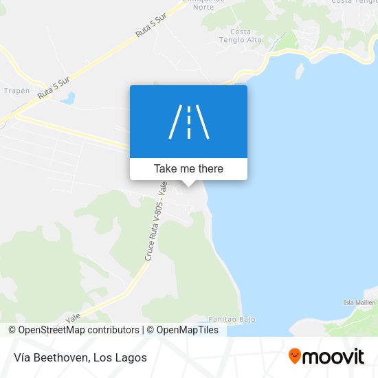 Mapa de Vía Beethoven