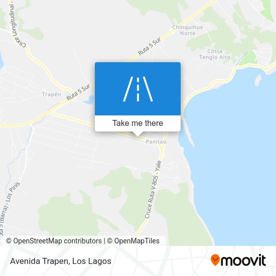 Mapa de Avenida Trapen
