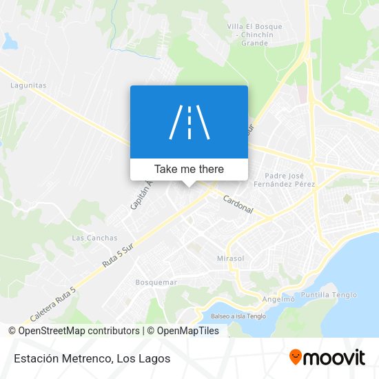 Estación Metrenco map