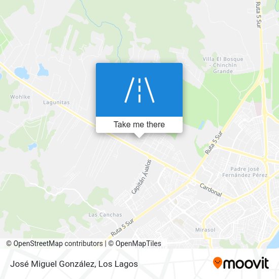 José Miguel González map