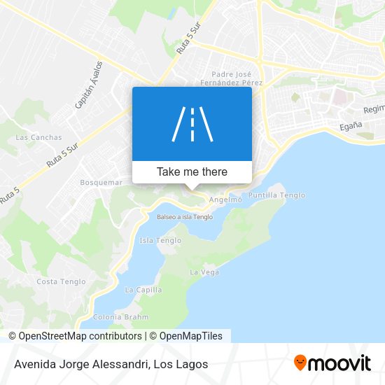 Avenida Jorge Alessandri map