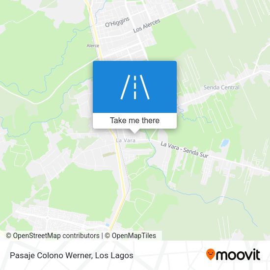 Pasaje Colono Werner map