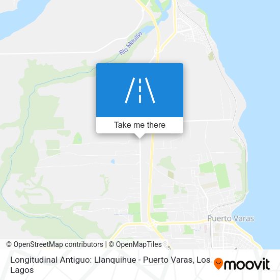 Longitudinal Antiguo: Llanquihue - Puerto Varas map
