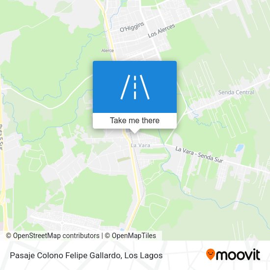 Pasaje Colono Felipe Gallardo map
