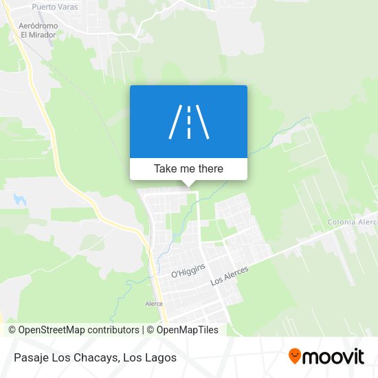 Mapa de Pasaje Los Chacays