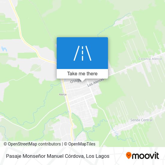 Mapa de Pasaje Monseñor Manuel Córdova