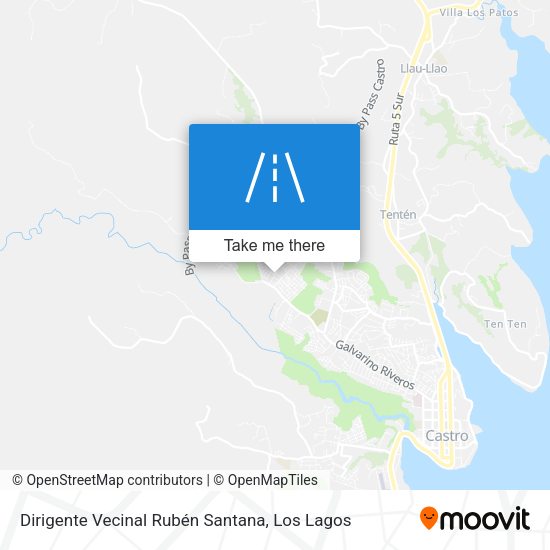 Dirigente Vecinal Rubén Santana map
