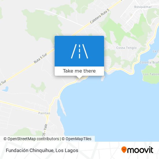 Fundación Chinquihue map