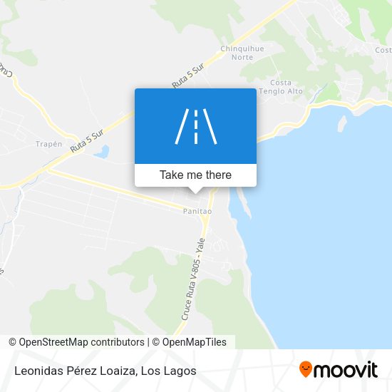 Leonidas Pérez Loaiza map