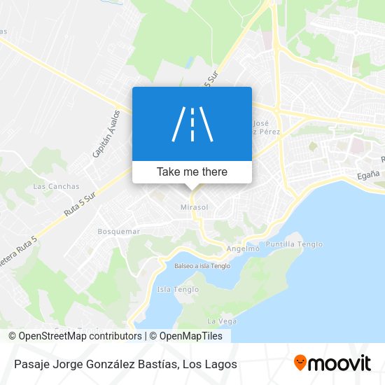 Pasaje Jorge González Bastías map