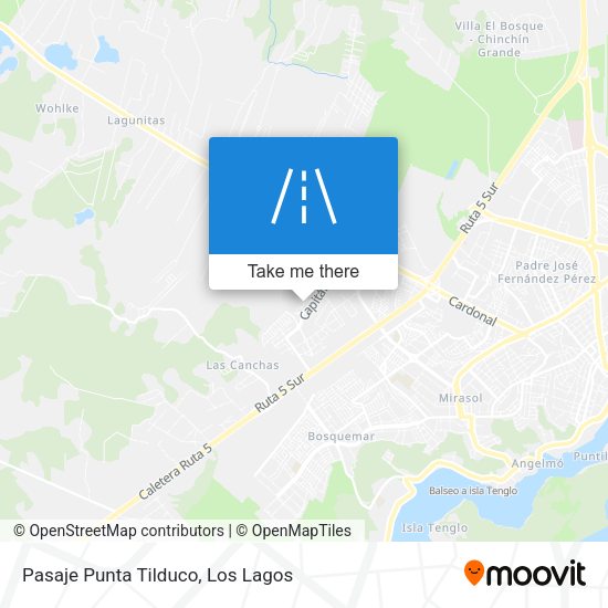 Mapa de Pasaje Punta Tilduco