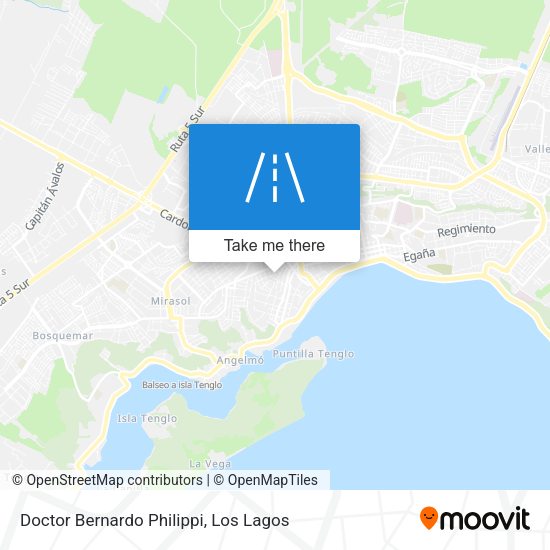 Doctor Bernardo Philippi map