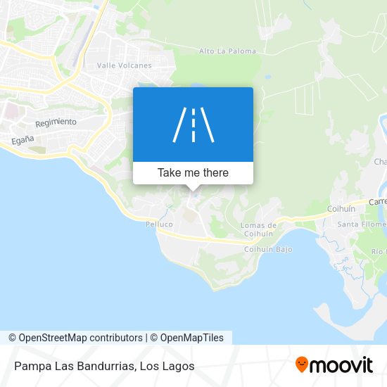 Pampa Las Bandurrias map