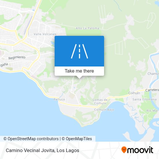 Mapa de Camino Vecinal Jovita