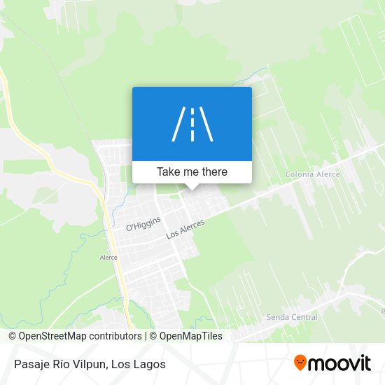 Pasaje Río Vilpun map