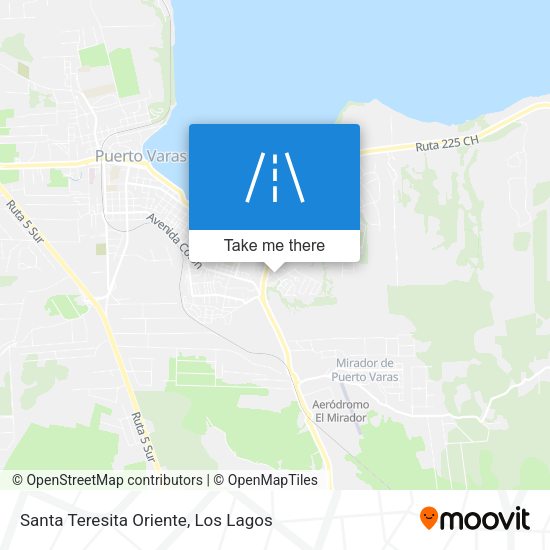 Santa Teresita Oriente map