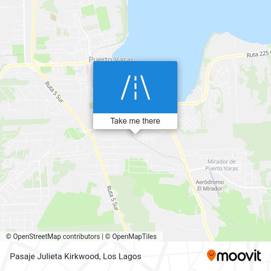 Pasaje Julieta Kirkwood map