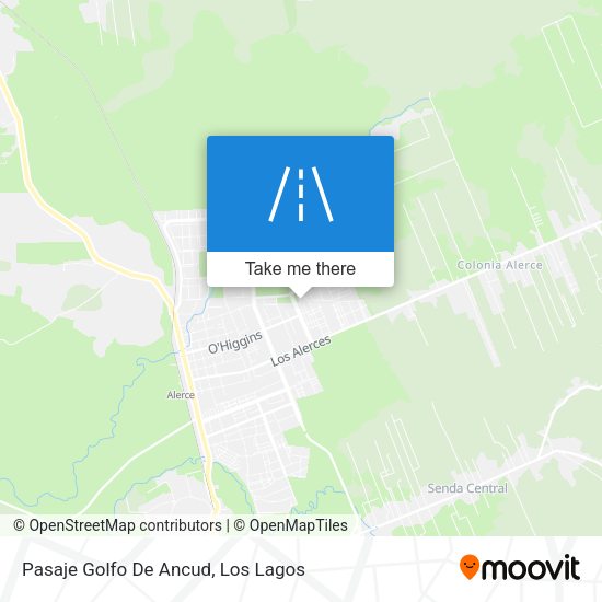 Mapa de Pasaje Golfo De Ancud