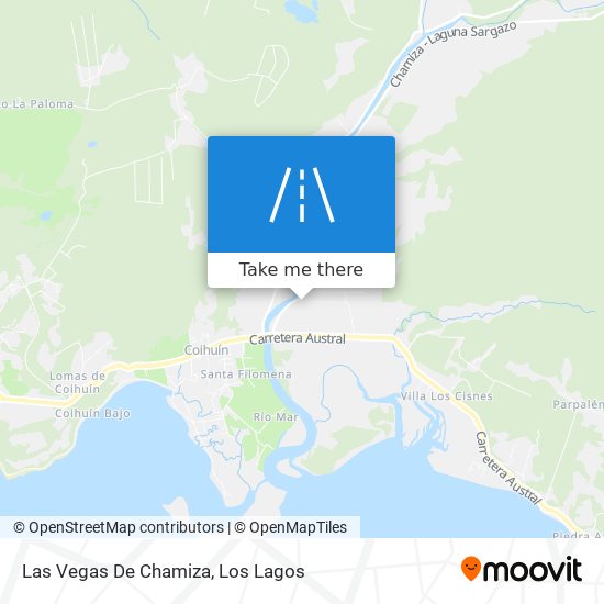 Las Vegas De Chamiza map