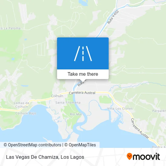 Las Vegas De Chamiza map