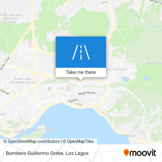 Mapa de Bombero Guillermo Grebe