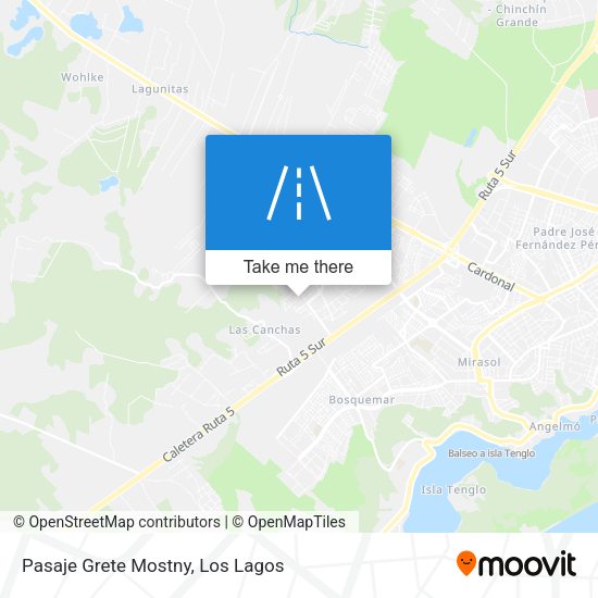 Pasaje Grete Mostny map