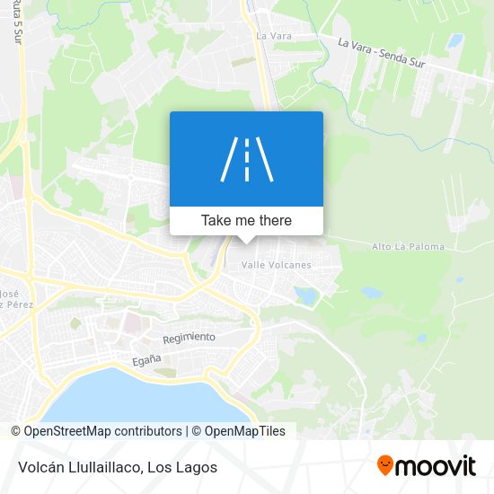Mapa de Volcán Llullaillaco