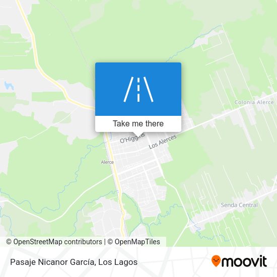 Pasaje Nicanor García map