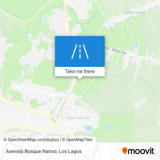 Avenida Bosque Nativo map