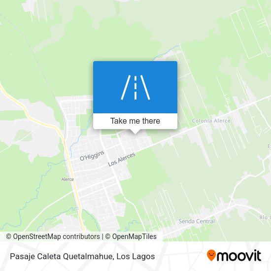 Pasaje Caleta Quetalmahue map