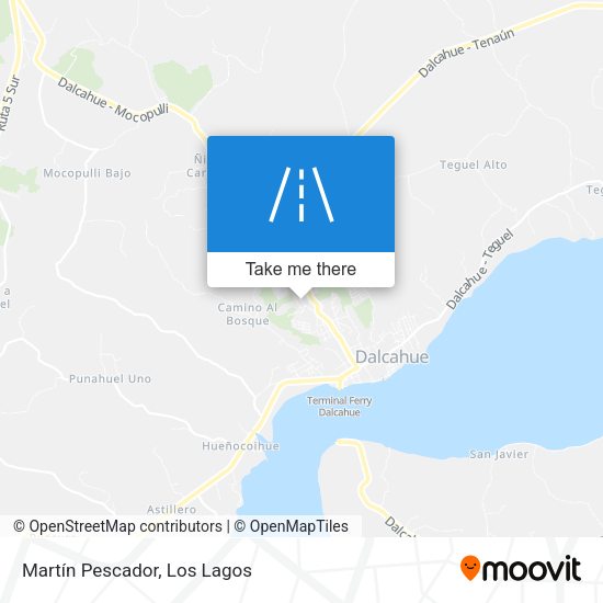 Martín Pescador map