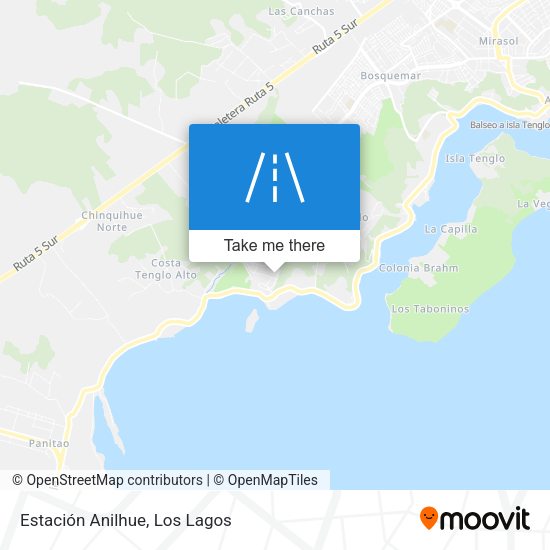 Estación Anilhue map