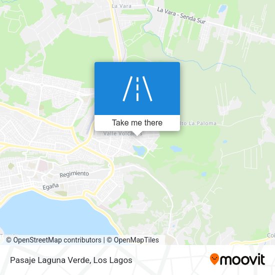 Mapa de Pasaje Laguna Verde