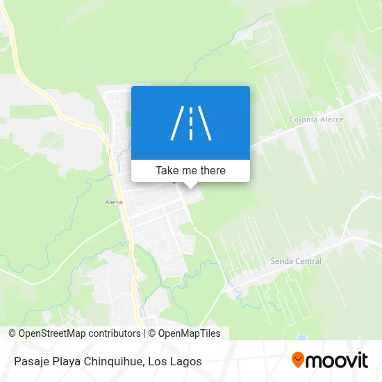 Pasaje Playa Chinquihue map
