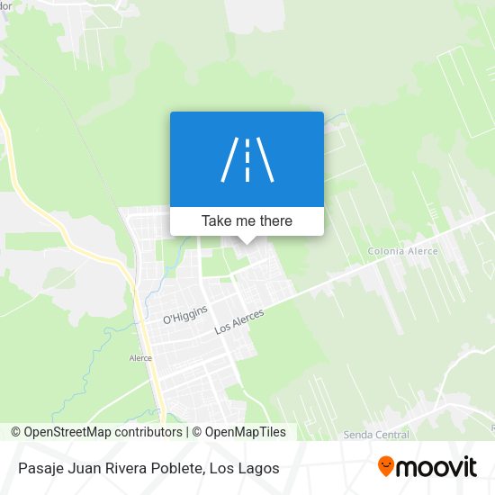 Mapa de Pasaje Juan Rivera Poblete